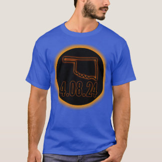 Oklahoma total solar eclipse 2024 t-shirt