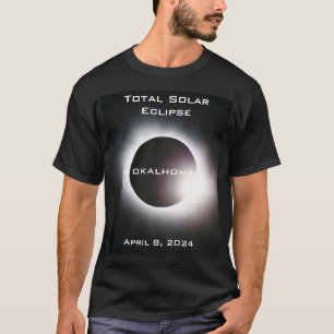 Oklahoma Totale zonsverduistering 8 april 2024 T-shirt