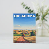 Oklahoma Travel Briefkaart (Staand voorkant)