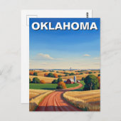 Oklahoma Travel Briefkaart (Voorkant / Achterkant)