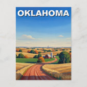 Oklahoma Travel Briefkaart (Voorkant)