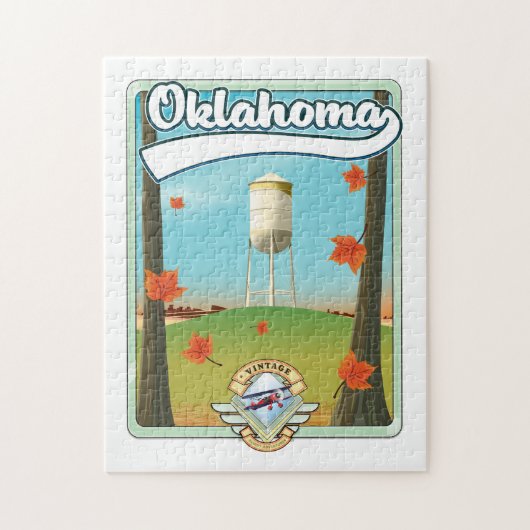 Oklahoma Travel poster Legpuzzel (Verticaal)