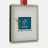 OKLAHOMA TULSA MISSIE LDS CTR METALEN ORNAMENT (Rechts)