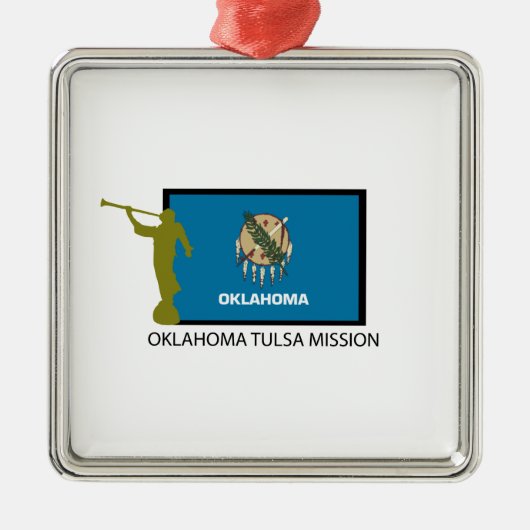 OKLAHOMA TULSA MISSIE LDS CTR METALEN ORNAMENT (Voorkant)