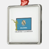 OKLAHOMA TULSA MISSIE LDS CTR METALEN ORNAMENT (Links)