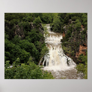 Oklahoma, Turner Herfsten Waterval, Poster