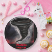 OKLAHOMA TWISTER PAPIEREN BORDJE (Feest)