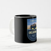 Oklahoma Two-Tone Coffee Mok (Voorkant links)