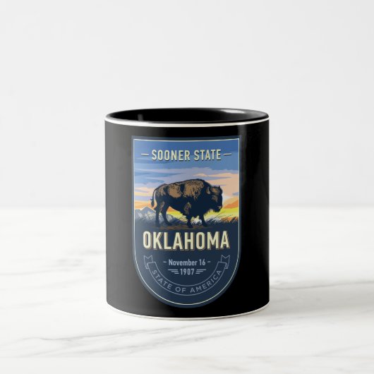 Oklahoma Two-Tone Coffee Mok (Center)
