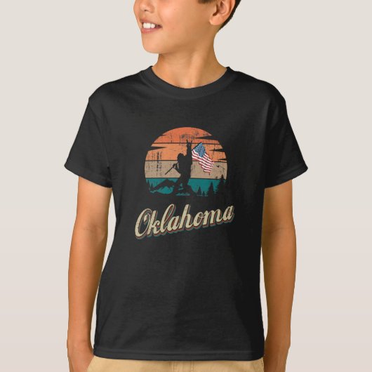 Oklahoma USA Flag T-shirt (Voorkant)