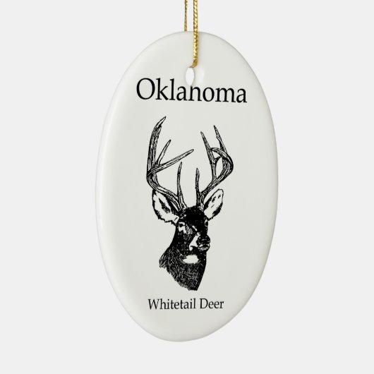 Oklahoma USA Keramisch Ornament (Rechts)