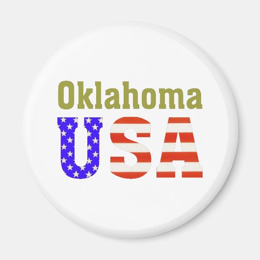 Oklahoma USA! Magneet (Voorkant)