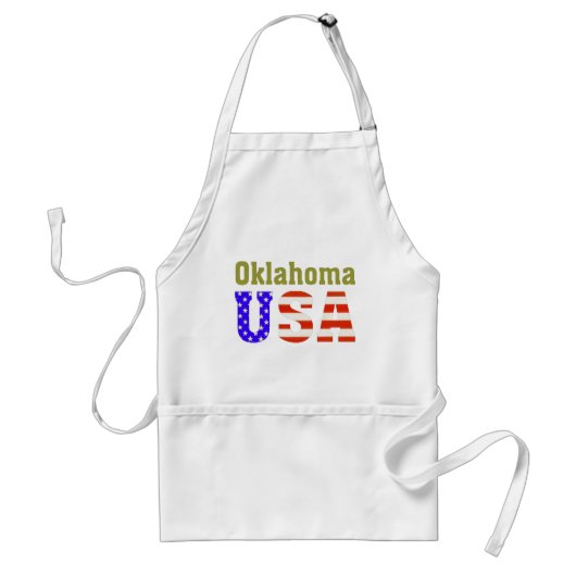 Oklahoma USA! Standaard Schort (Voorkant)