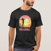 Oklahoma Vacation Beach Morning Sun Water Peace Ha T-shirt (Voorkant)
