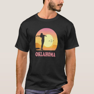 Oklahoma Vacation Beach Morning Sun Water Peace Ha T-shirt