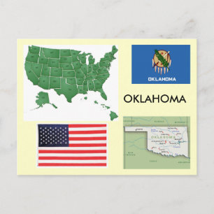 Oklahoma, Verenigde Staten Briefkaart