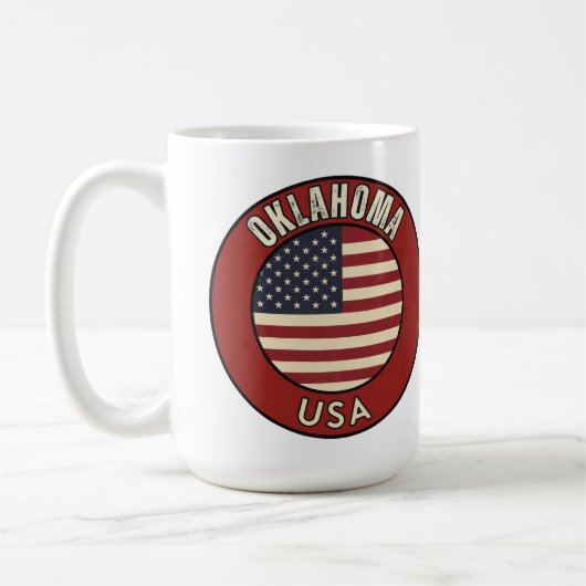 Oklahoma Verenigde Staten van Amerika Koffiemok (Links)