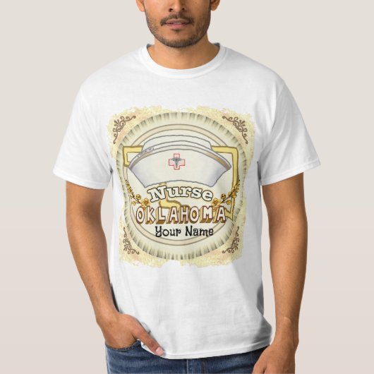 Oklahoma Verpleegster T-shirt (Voorkant)