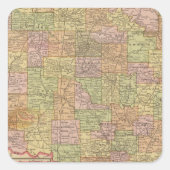 Oklahoma Vierkante Sticker (Voorkant)