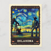 Oklahoma | Vincent van Gogh geïnspireerd Briefkaart (Voorkant)