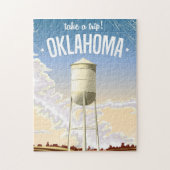 Oklahoma vintage-poster legpuzzel (Verticaal)