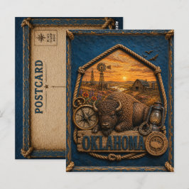 Oklahoma Vintage Reis Briefkaart