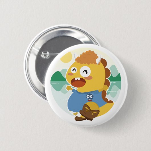 Oklahoma VIPKID Button (Voorkant /achterkant)