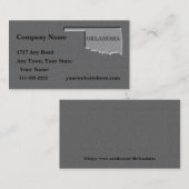 Oklahoma Visitekaartje gesneden stenen look (Voorkant / Achterkant)