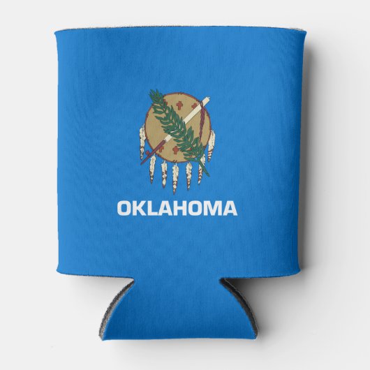 Oklahoma vlag, Amerikaanse staatsvlag Blikjeskoeler (Voorkant)