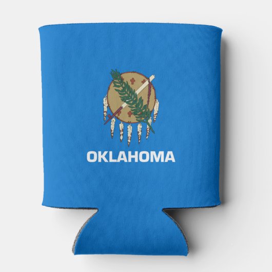 Oklahoma vlag, Amerikaanse staatsvlag Blikjeskoeler (Achterkant)
