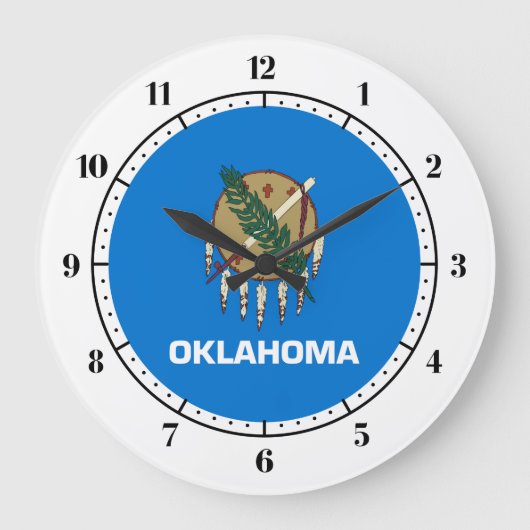 Oklahoma vlag, Amerikaanse staatsvlag Grote Klok (Voorkant)