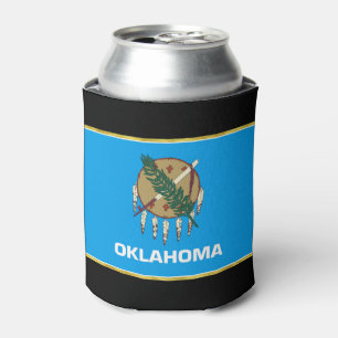 Oklahoma vlag blikjeskoeler