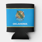 Oklahoma vlag blikjeskoeler (Achterkant)