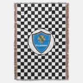 Oklahoma vlag deken (Voorkant Verticaal)