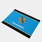Oklahoma vlag deurmat (Schuin)