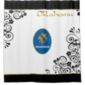 Oklahoma vlag douchegordijn (Voorkant)
