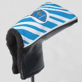 Oklahoma vlag golfheadcover (3/4 voorkant)