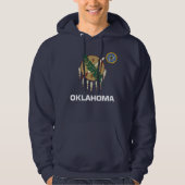 Oklahoma vlag hoodie (Voorkant)
