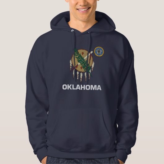 Oklahoma vlag hoodie (Voorkant)