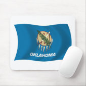 Oklahoma Vlag Muismat (Met muis)