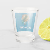 Oklahoma vlag shot glas (Achterkant)
