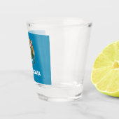 Oklahoma vlag shot glas (Rechts)