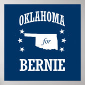 OKLAHOMA VOOR BERNIE SANDERS POSTER (Voorkant)