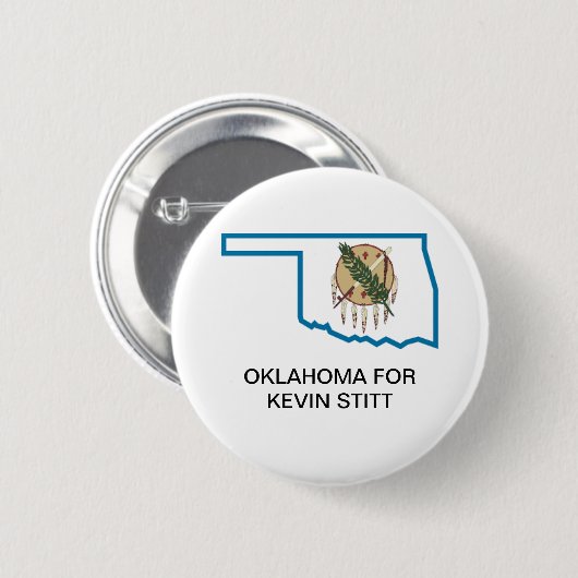 OKLAHOMA voor KEVIN STITT Button (Voorkant /achterkant)