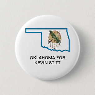 OKLAHOMA voor KEVIN STITT Button