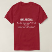 Oklahoma vs. Texas T-shirt (Design voorkant)