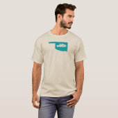 Oklahoma Wave Vist T-shirt (Voorkant volledig)