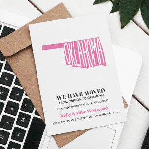 OKLAHOMA We hebben New address New Home verplaatst Briefkaart