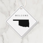 Oklahoma Welcome Bag Gift Label Weddenschap Weeken (Voorkant)