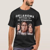 Oklahoma Welkom in het reservaat Native T-shirt (Voorkant)